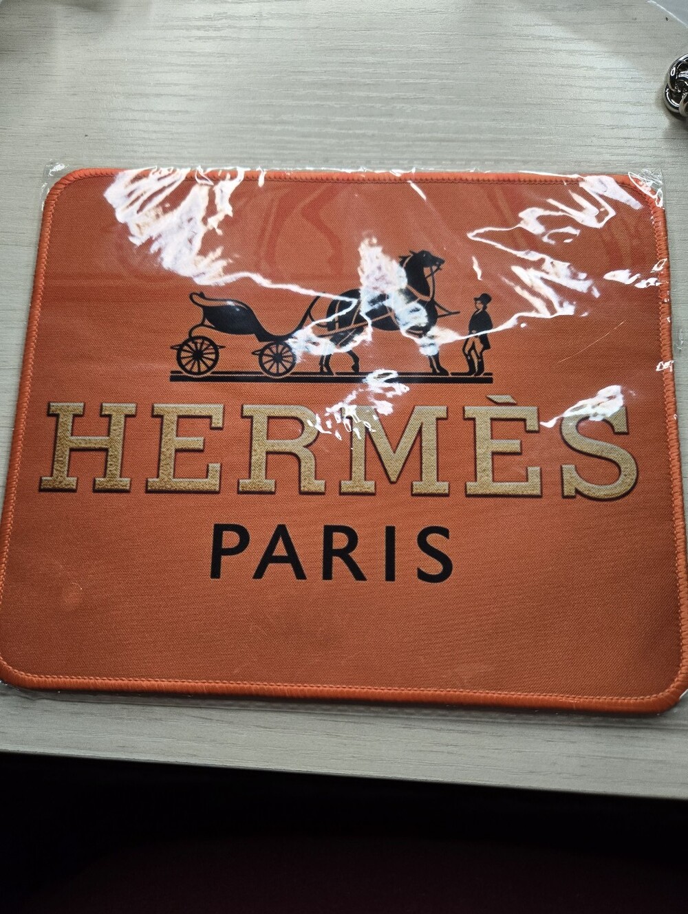 Paris Orange Home Accent Mat